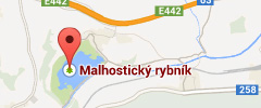 Mapa rybník Malhostice